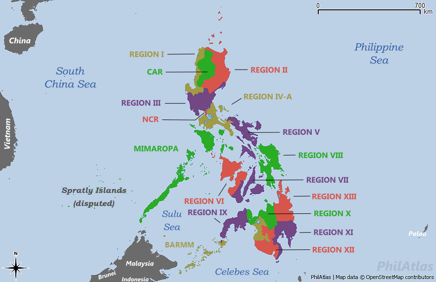 Regions In The Philippines Map - Spring Ahead 2024